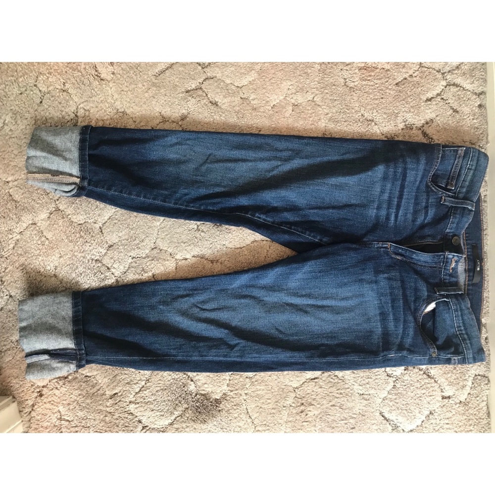 Joes cuffed blue jeans